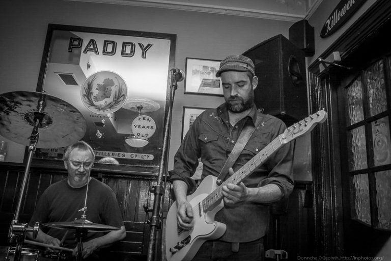Hank Wedel and band in the Castle Hotel, Blarney