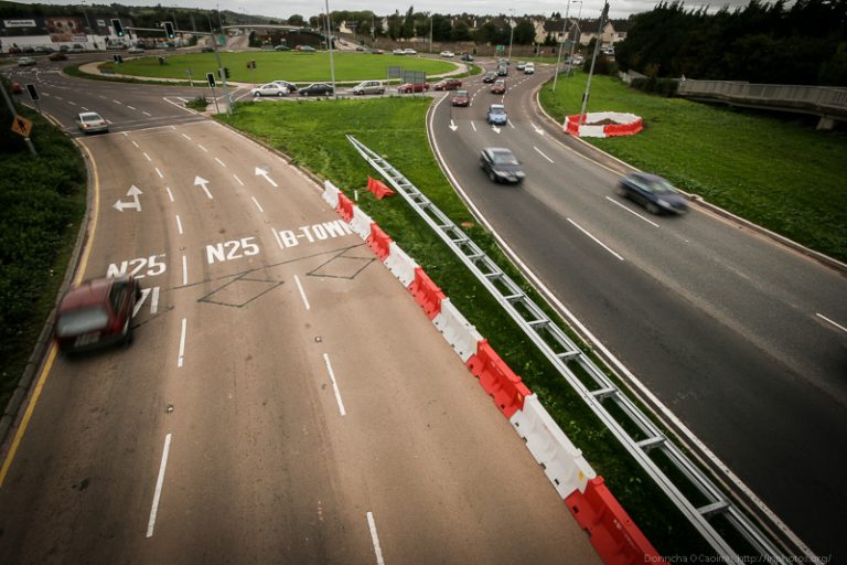 The Bandon Road Roundabout, pre-flyover