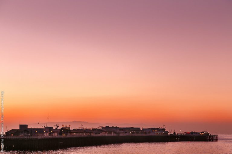 Early morning Santa Cruz Wharf