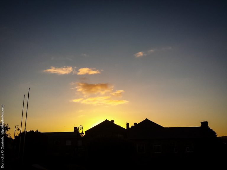 Sunrise over Blarney