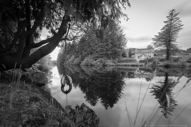 A tyre in the River Lee