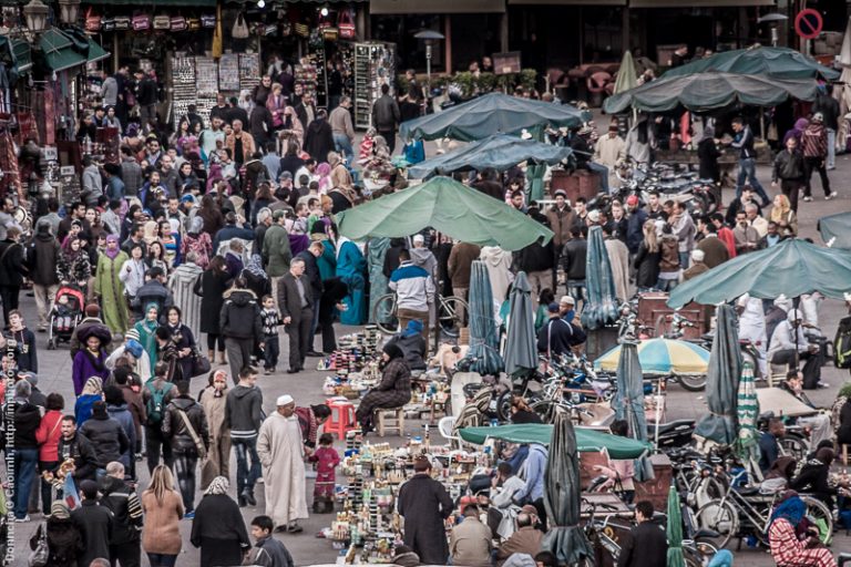 Traders and Tourists in Marrakesh