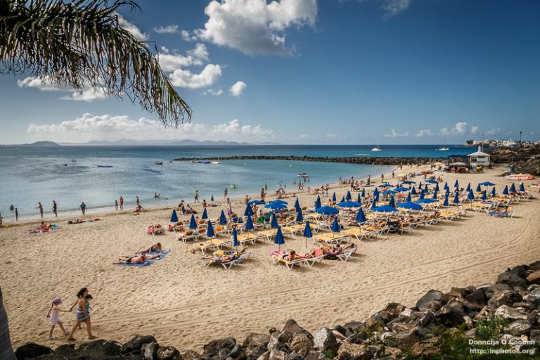 On the Beach in Playa Blanca, Lanzarote