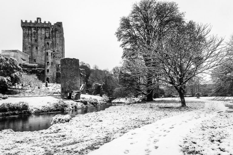 Blarney Castle in the Snow