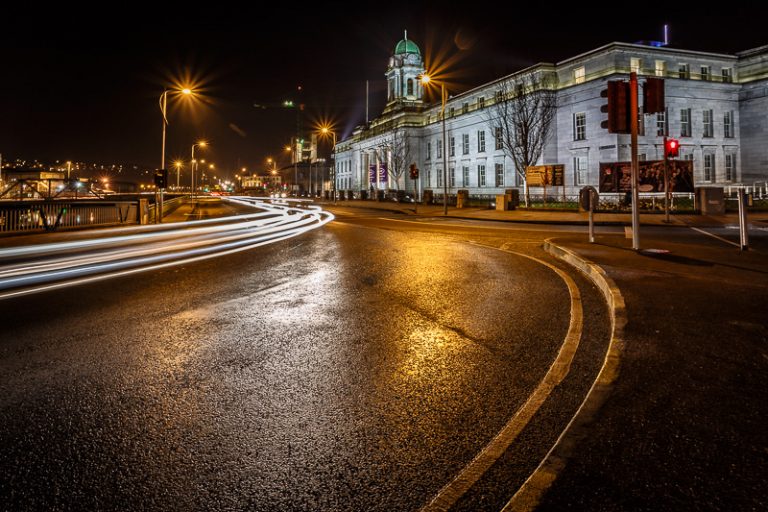 City Hall Light Trails