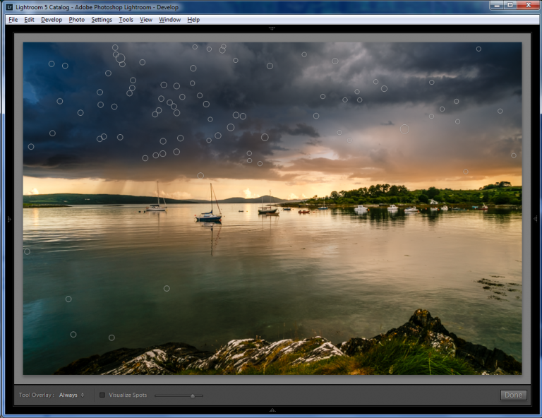 I may have dust on my camera sensor