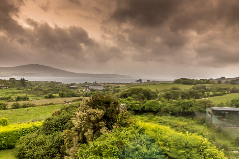 Rain Splattered Window