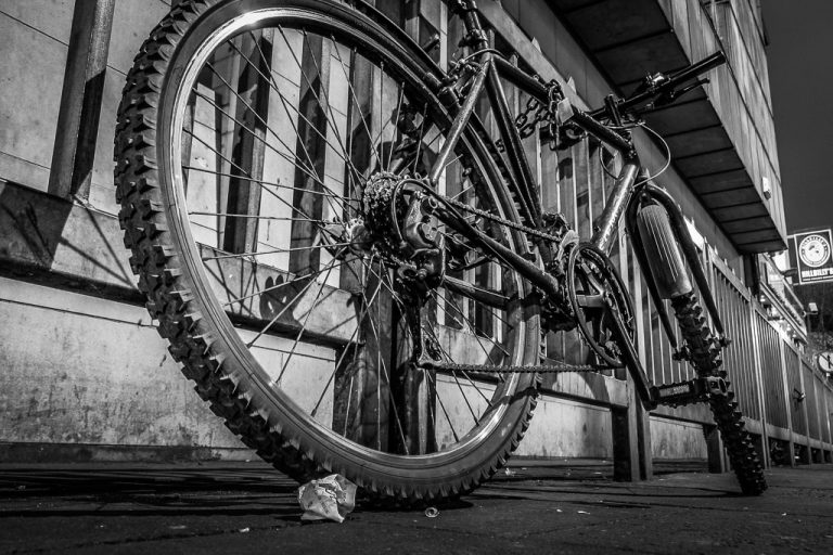 Tied up at the Library