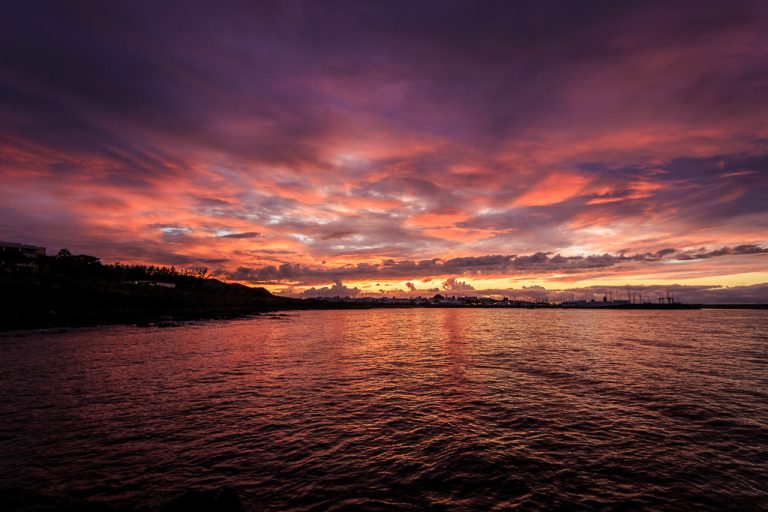 Sunrise over Playa Blanca
