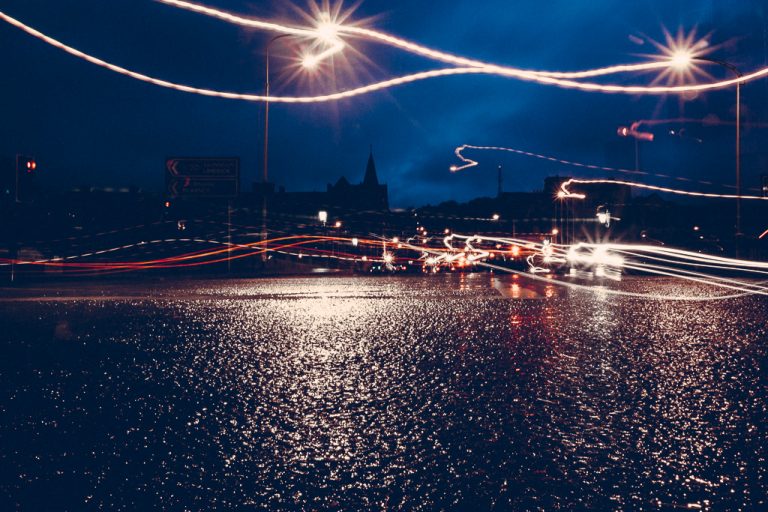 Light Trails on the Street