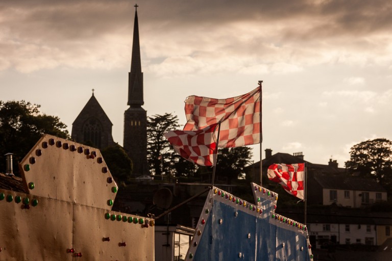 Flags wave in Crosshaven