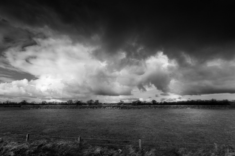 From the Cork-Dublin Train