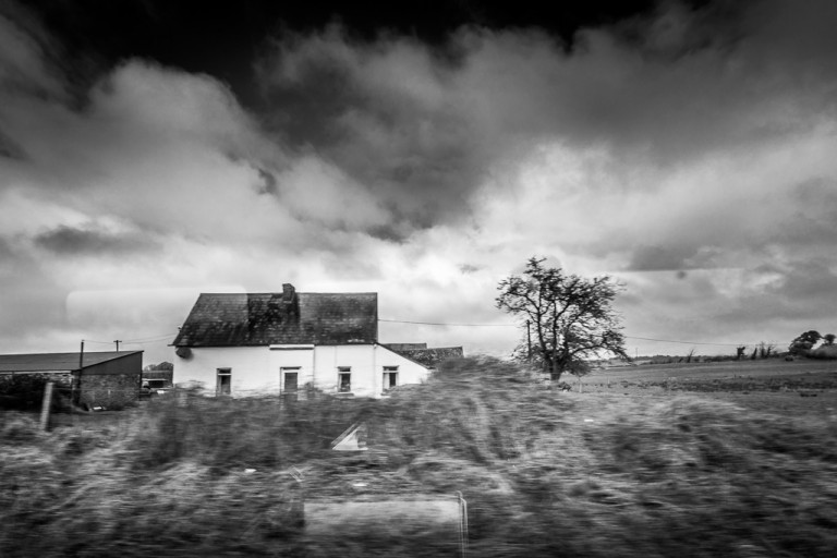 From the Cork-Dublin Train