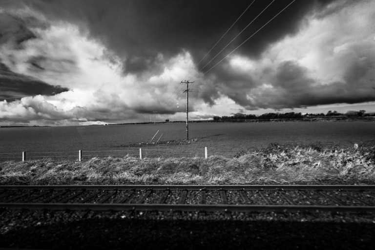 From the Cork-Dublin Train