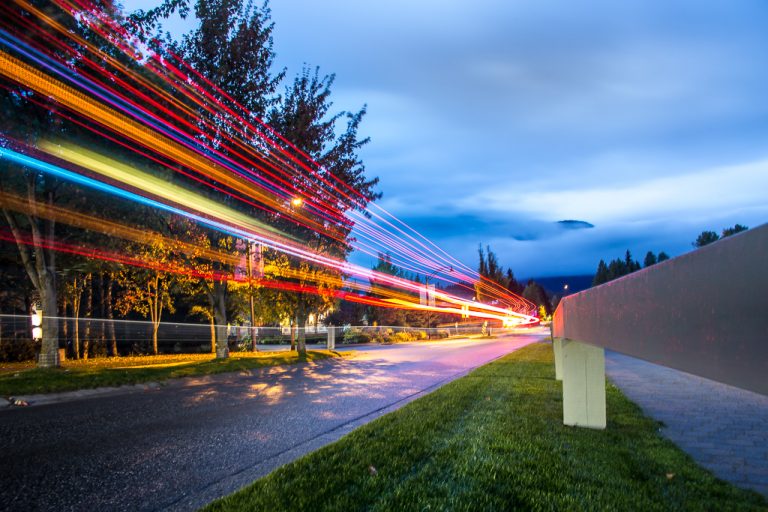 Light Trails in Whistler