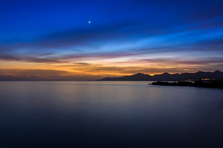 Sunset over Lanzarote