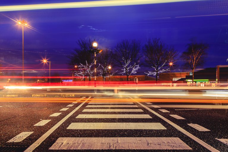 Lines of paint and light