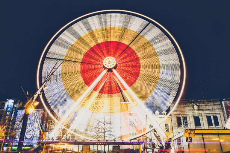 Ferris Wheel Speeding By