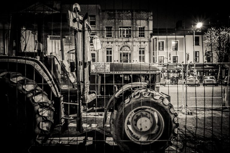A Tractor in Parnell Place
