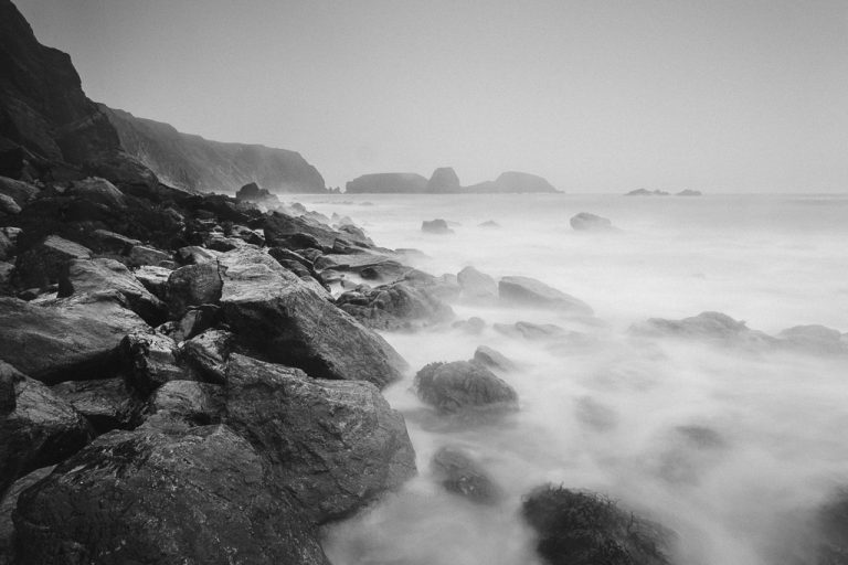 Rocks and Sea at Kilfarrasy Beach