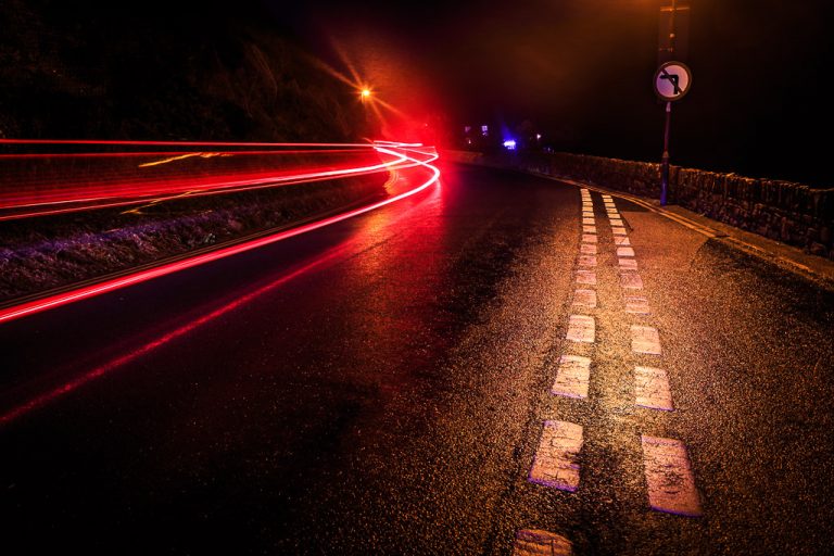 Light Trails in Wales