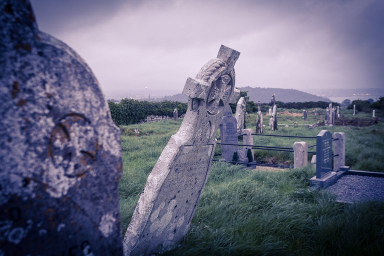 Leaning Gravestones