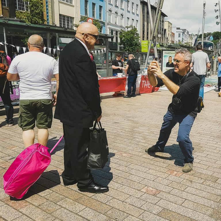 Photographer in Action