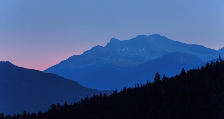 Morning Sunrise over Whistler
