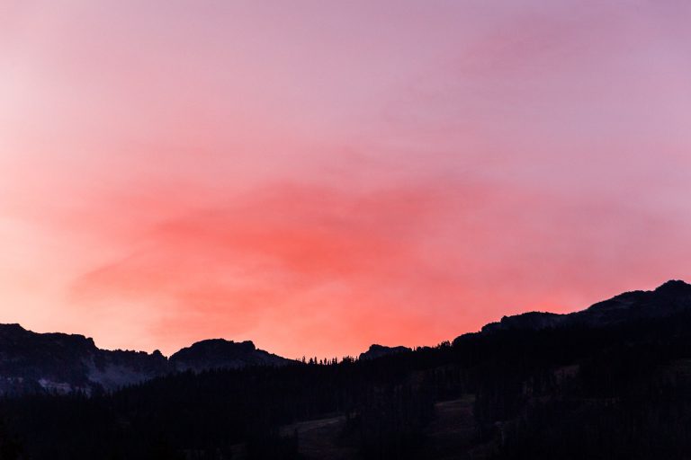 Sunrise over Whistler