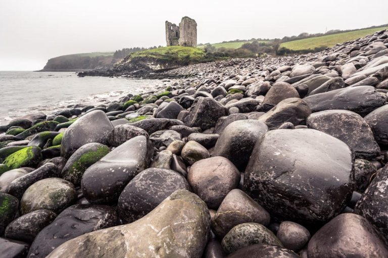 Minard Castle by the Sea