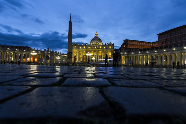 St. Peter’s Square After Dark