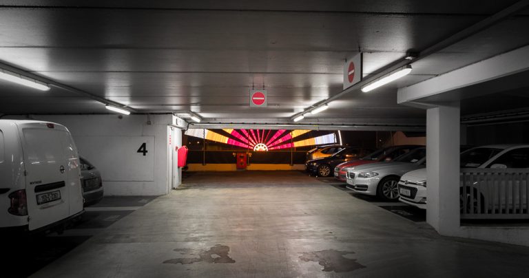 The Ferris Wheel in the Car Park