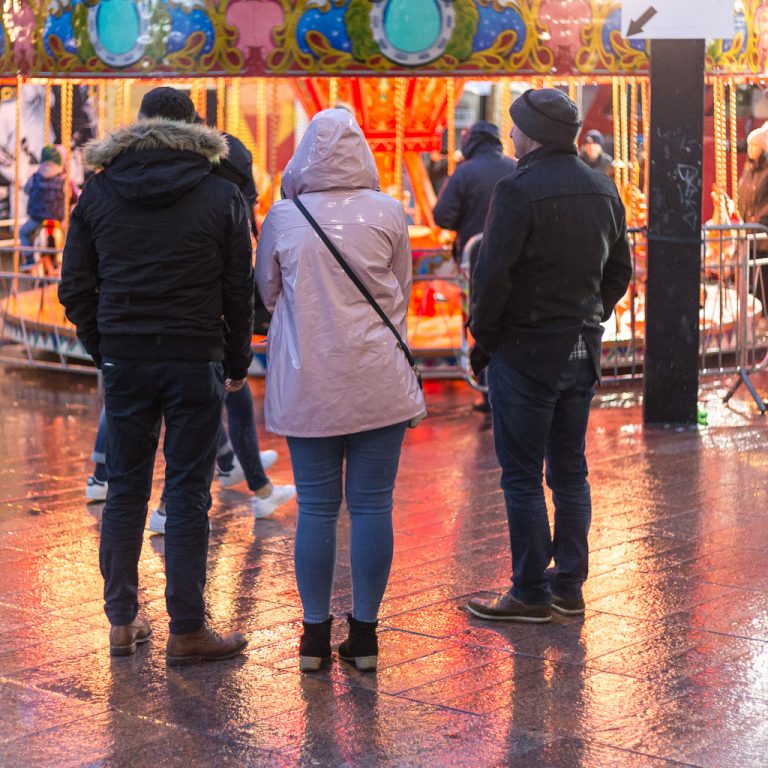 Waiting by the Carousel