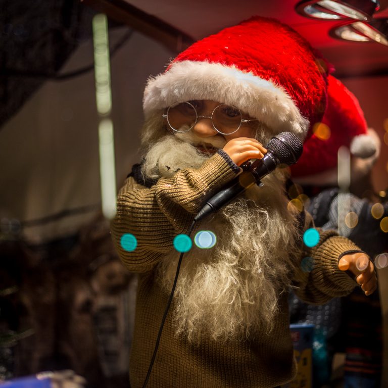 Santa Singing the Blues