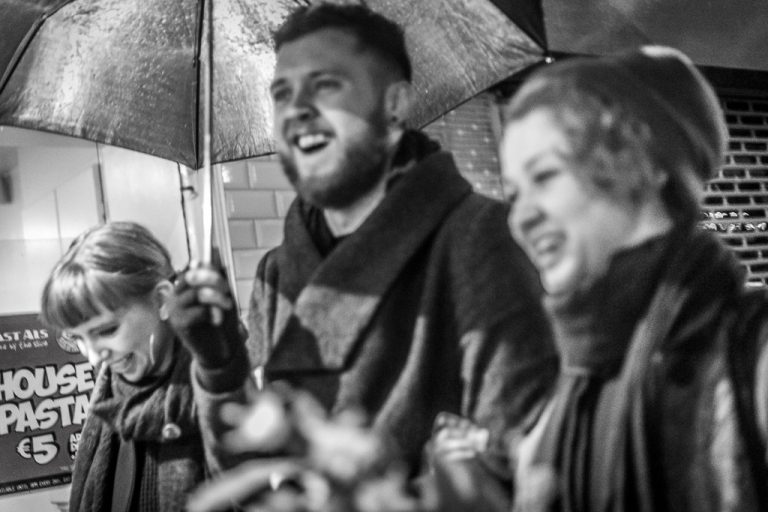 Laughter in the rain