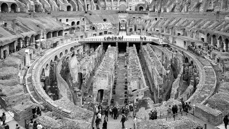 Interior of the Coliseum