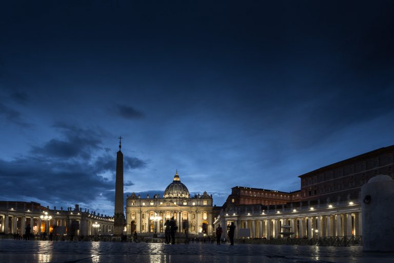 St. Peter’s Square in the Evening