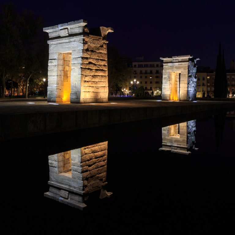 The Temple of Debod at Night