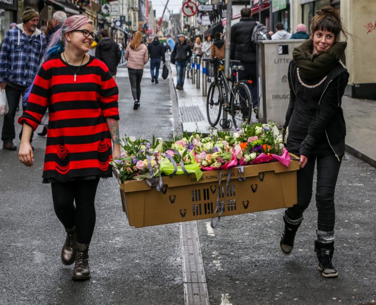 Delivering the Flowers