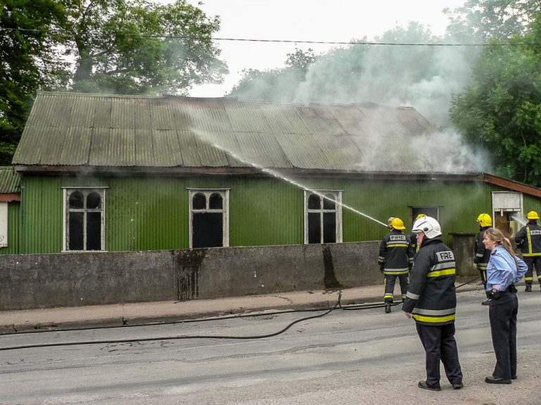 The Burning of the Total Abstinence Association Hall