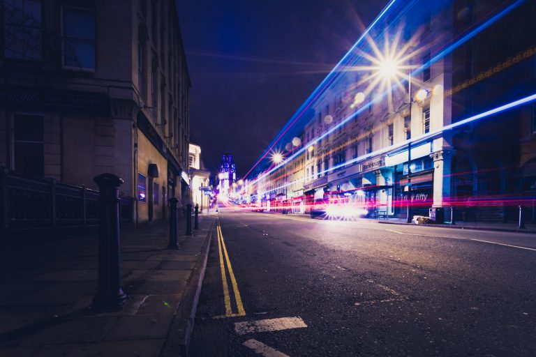 Light Trails on Park Street