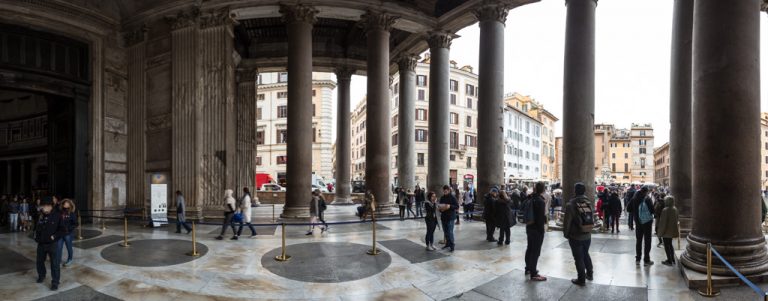 The Entrance of the Pantheon