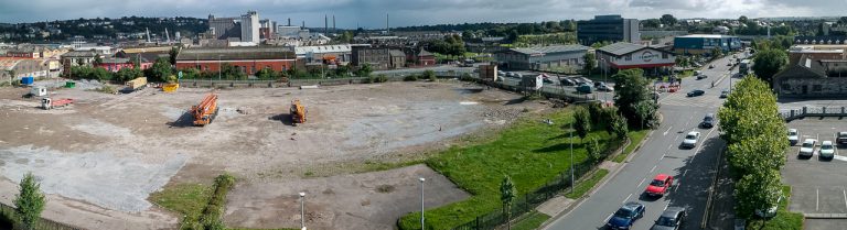 Construction and before the Elysian