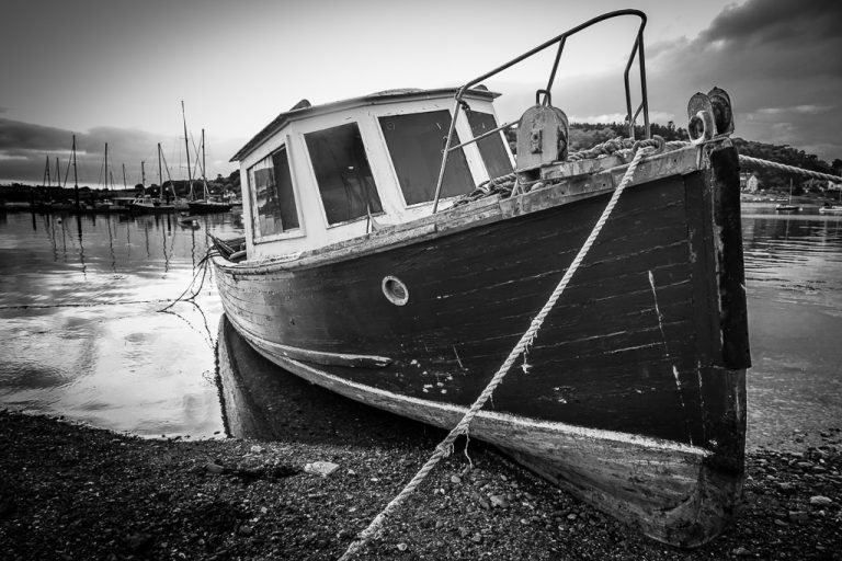 Beached Boat in Crosshaven