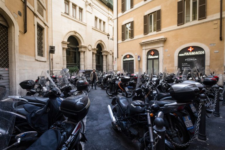 Lots of Bikes in Rome