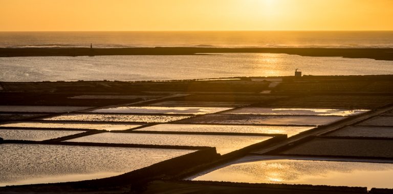 Salinas de Janubio At Sunset