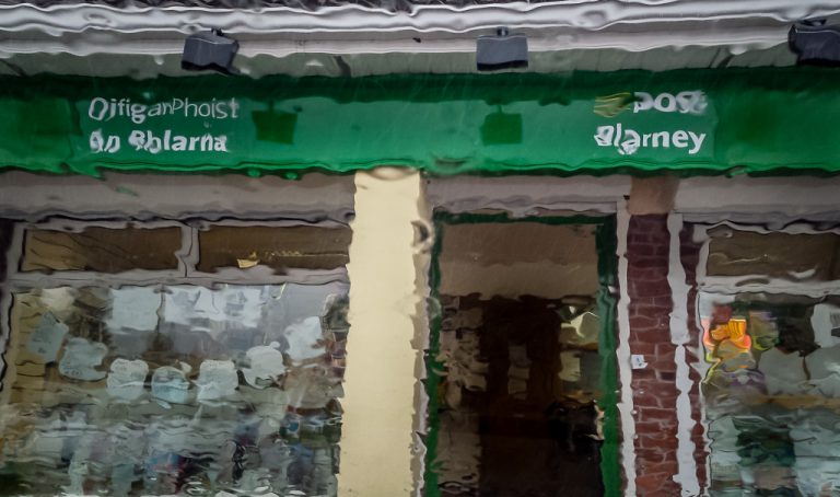 It’s Raining by the Blarney Post Office