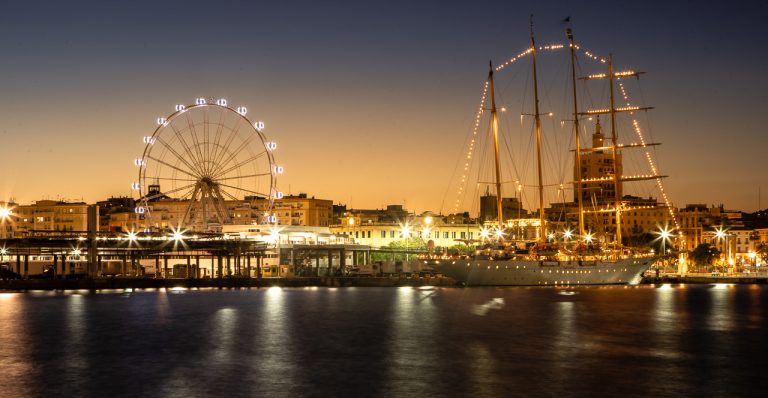 The Lights of Malaga Harbour