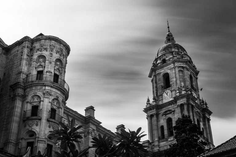 Clouds over Malaga Cathedral