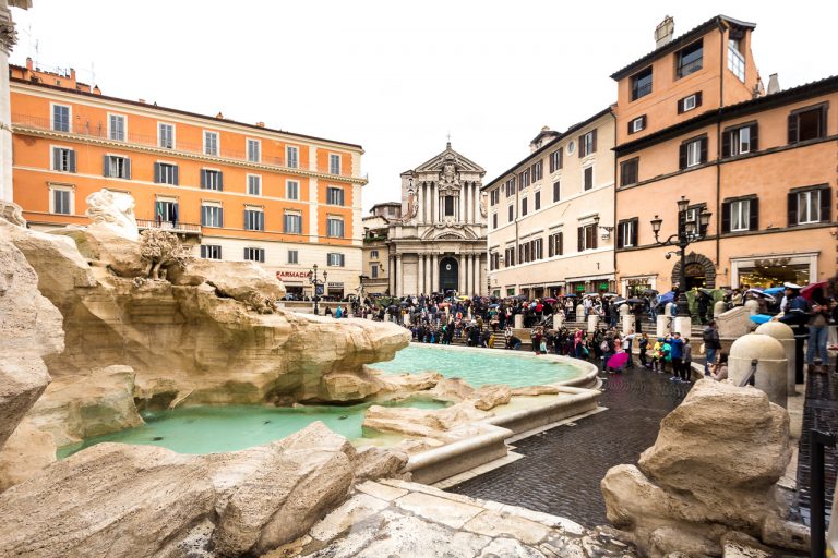 Around the Trevi Fountain
